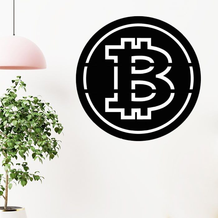 Панно на стіну "Біткоїн"