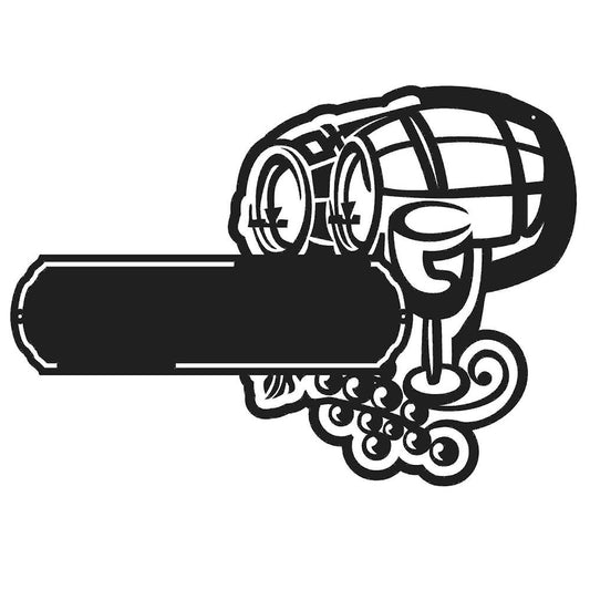 Адресна табличка "Пивна діжка"